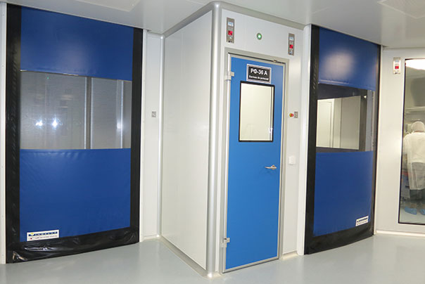 Portes roulantes - Ingénierie de salles blanches - Ingelyt
